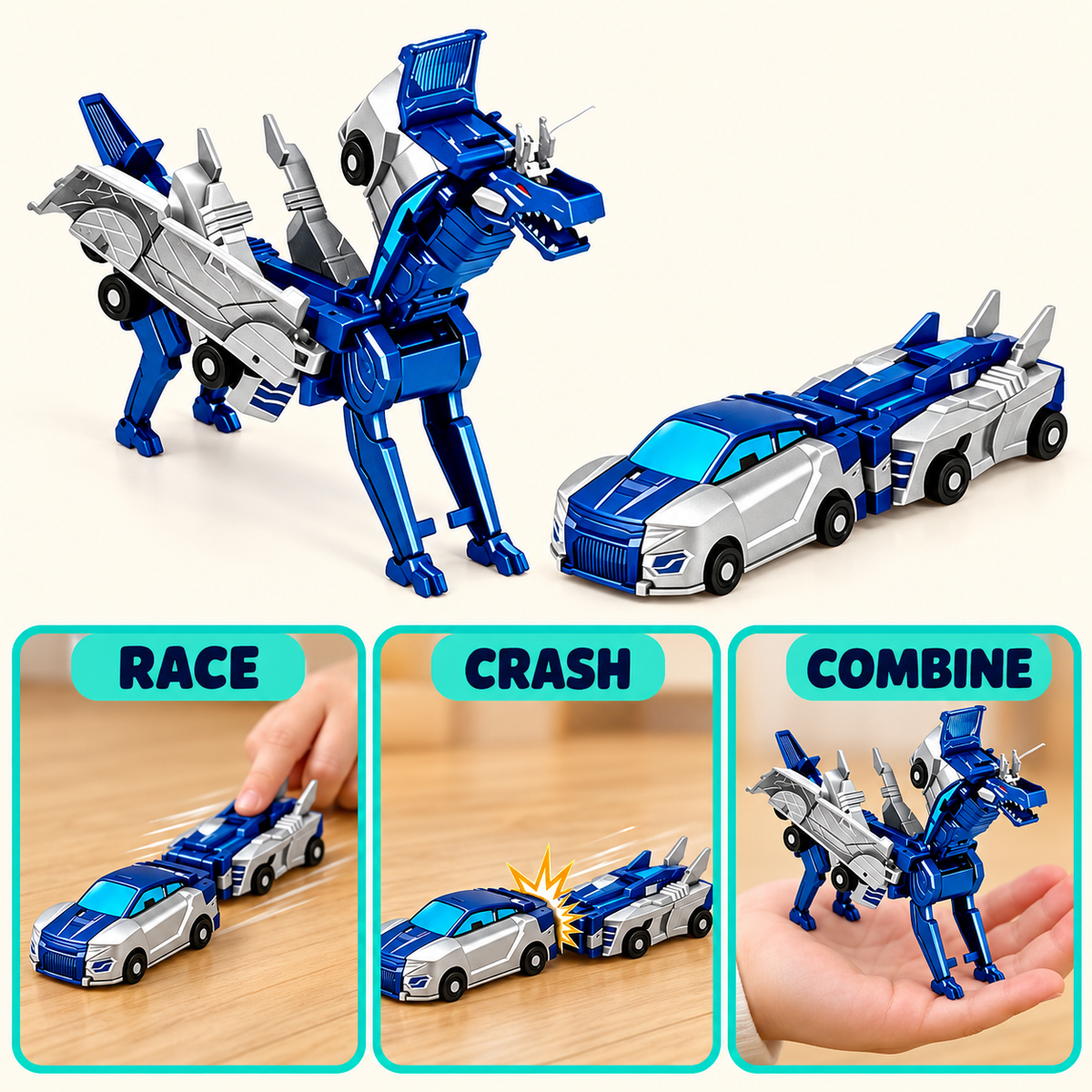 Crash & Combine Dragon Cars