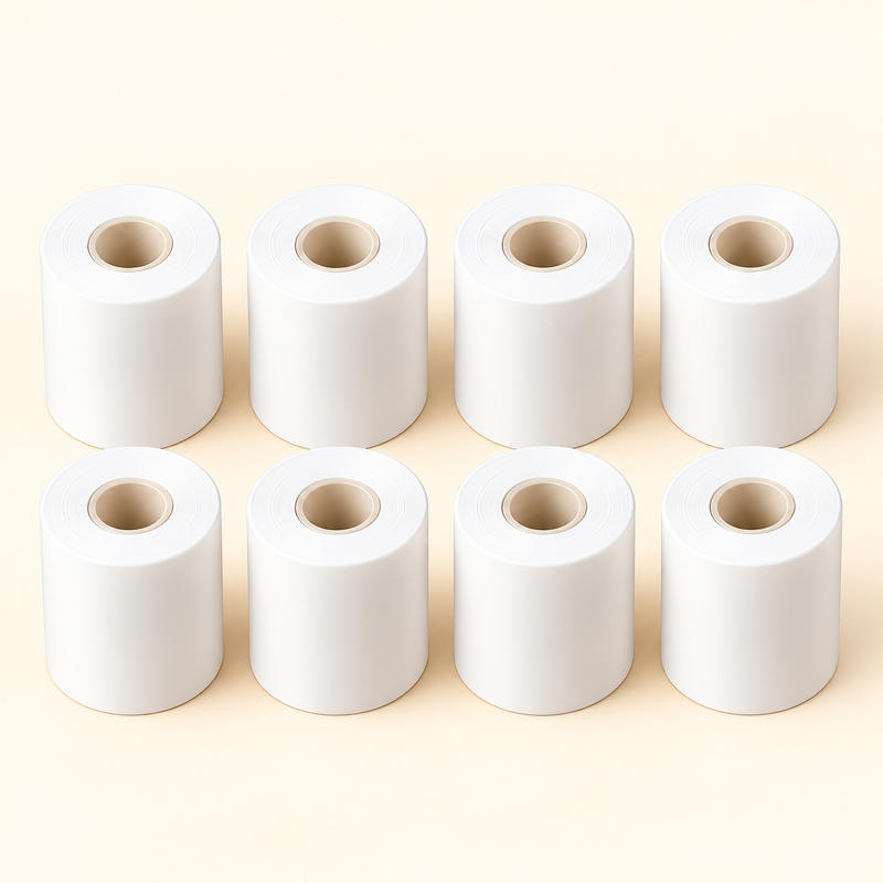 8 sticker rolls