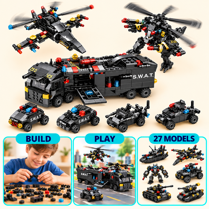 SWAT Building Block Set (280 pieces)