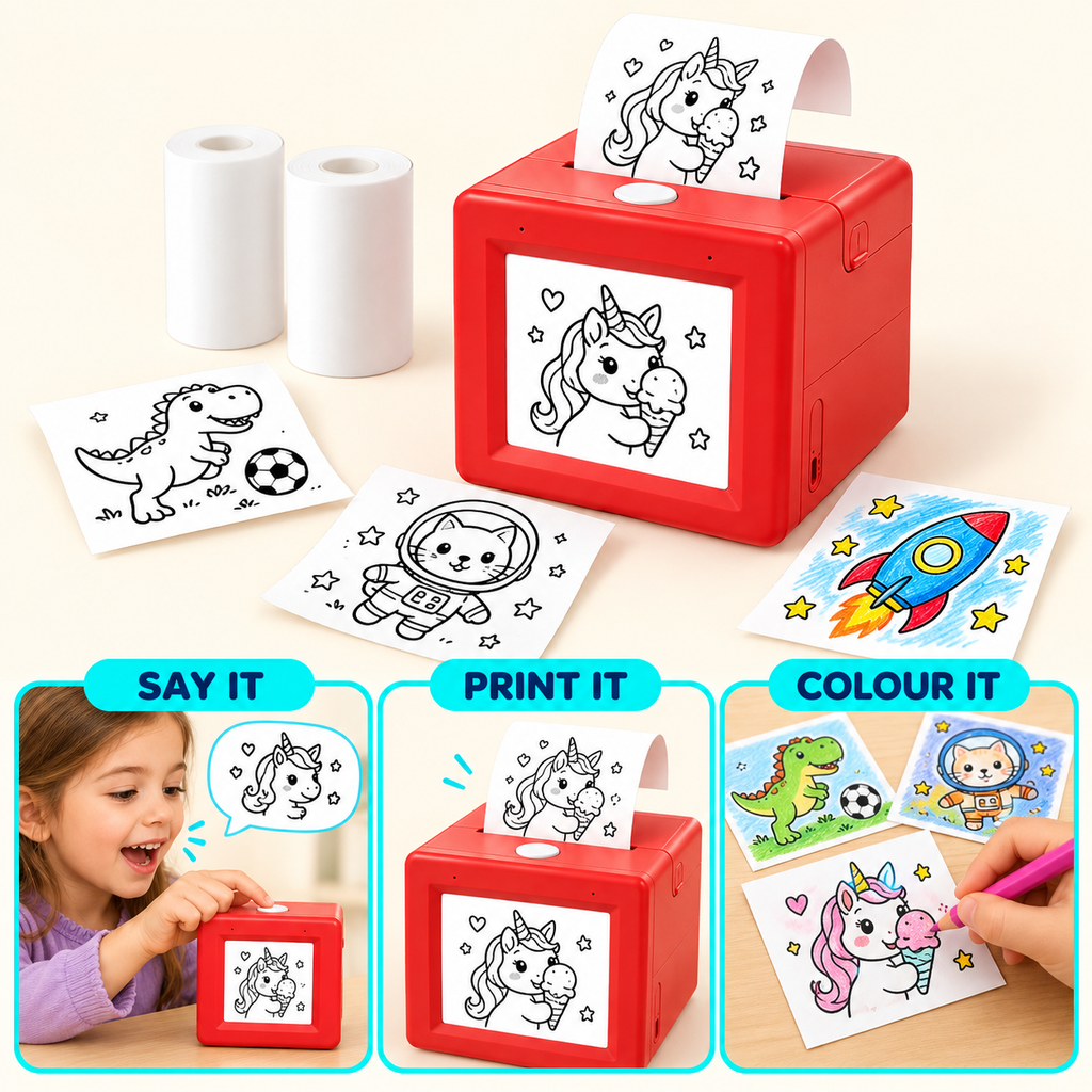 AI Magic Sticker Printer Bundle