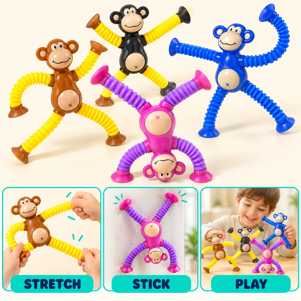 Stretchy Suction Monkeys