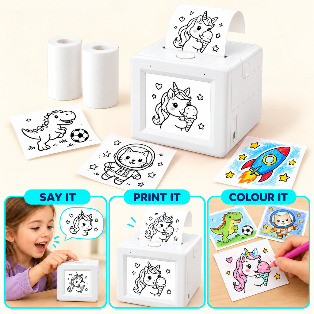 AI Magic Sticker Printer Bundle